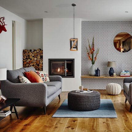 Wood Black Farmhouse Hanging Chandelier Swag Lamp with Glass Shade, Mini Industrial Ceiling Lights(Bulb are Included)